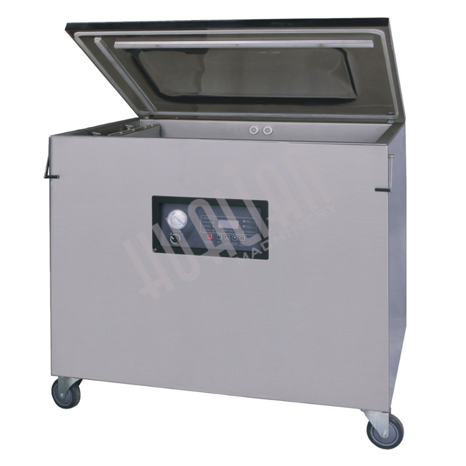 Напольная однокамерная вакуум-упаковочная машина DZ-800/2L (нерж. 380 В)